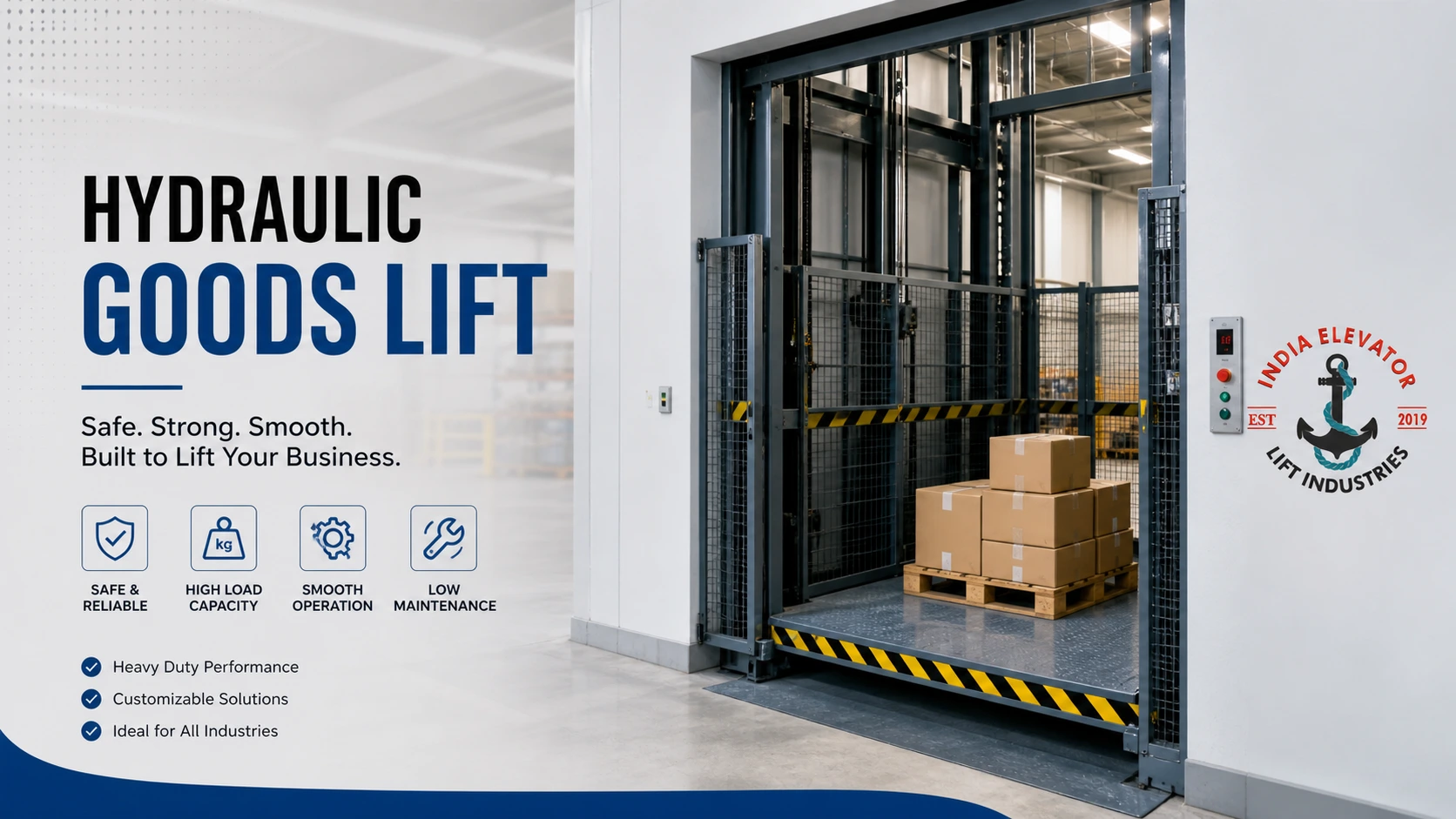 You are currently viewing Hydraulic Goods Lift: A Complete Buying Guide for Safe and Efficient Material Handling
