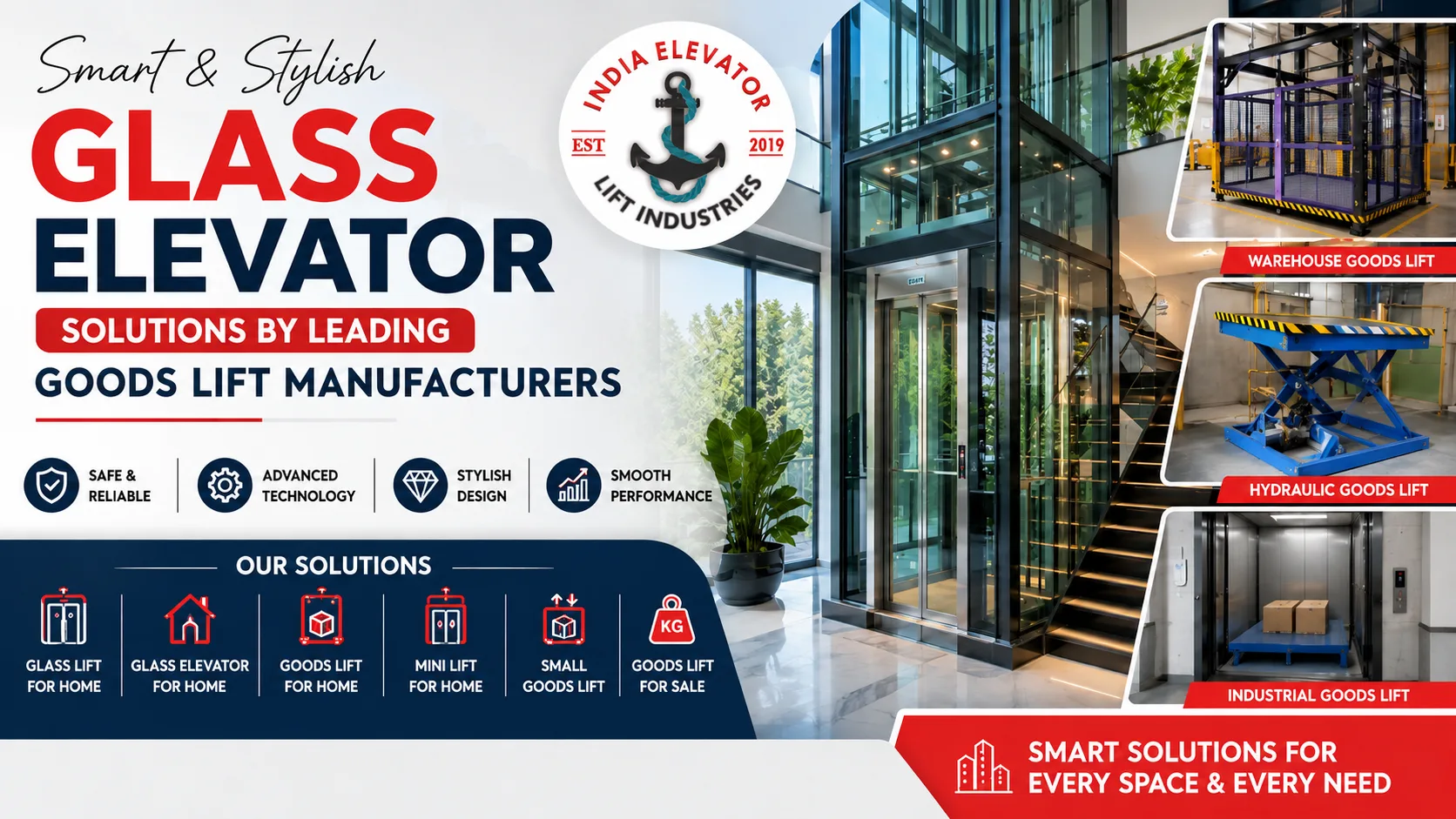 Read more about the article Smart and Stylish Glass Elevator Solutions by Leading Goods Lift Manufacturers