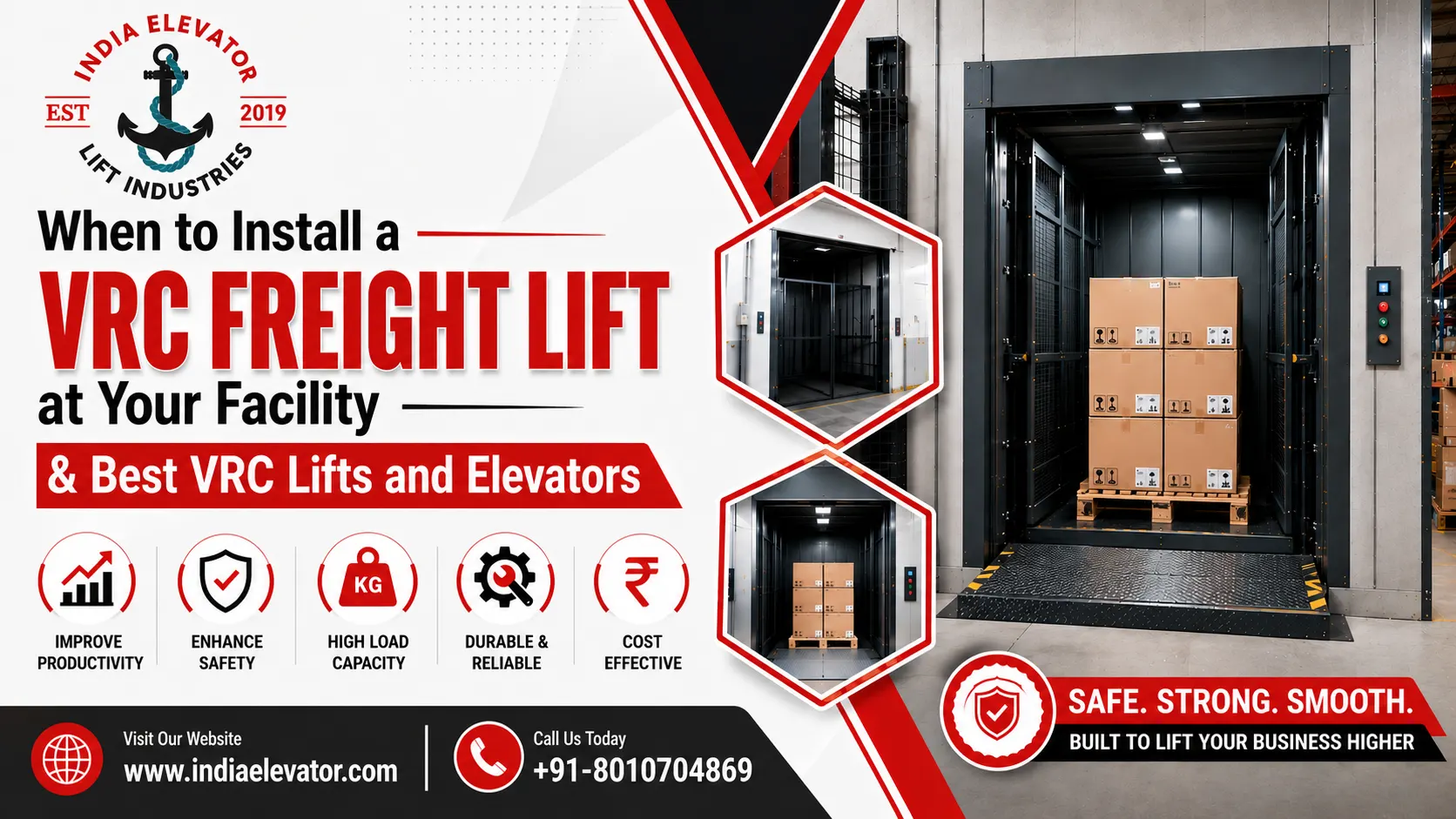 Read more about the article When to Install a VRC Freight Lift at Your Facility and Best VRC Lifts and Elevators